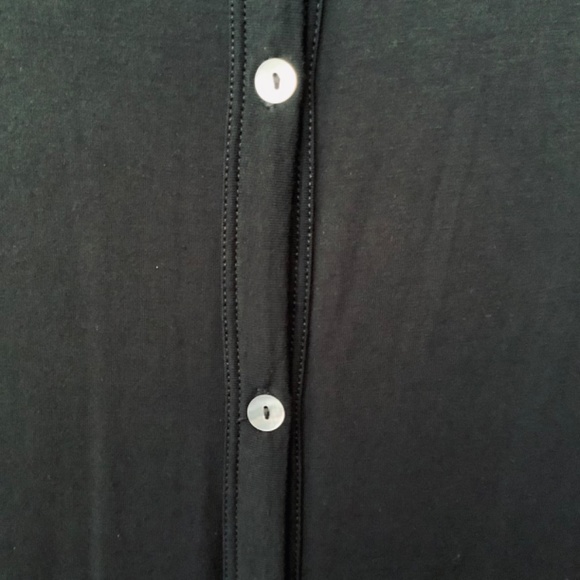 NWT Long Black Jersey Drape Cardigan - Picture 6 of 6